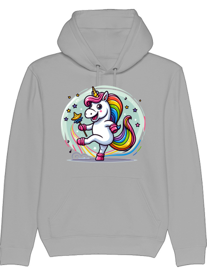 Cruiser hoodie unicorn dancing with bubble