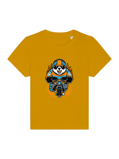 Cartoon Panda Biker - Baby Creator T-Shirt SK