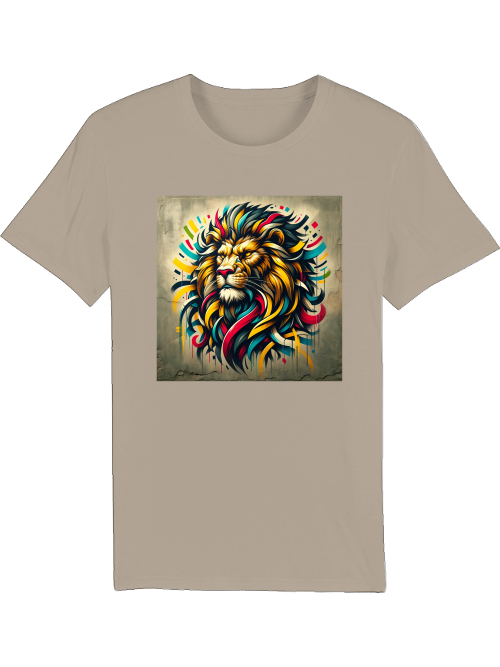 Creator T-Shirt Lion Art Style square two