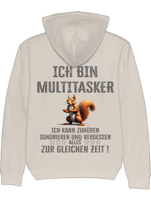 Cruiser Hoodie I am Multitasker Squirrel Puzzle