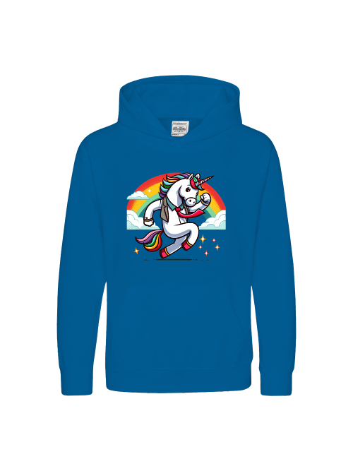 Kids Premium Hoodie Sweet Unicorn with Rainbow