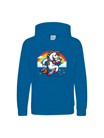 Einhorn mit Regenbogen - Kids Premium Hoodie SK