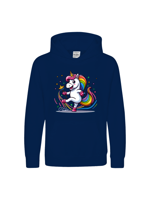 Kids Premium Hoodie Sweet Unicorn is dancing