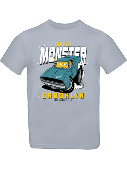Camiseta infantil de Monstercar con diseño de pequeño monstruo de dibujos animados SK
