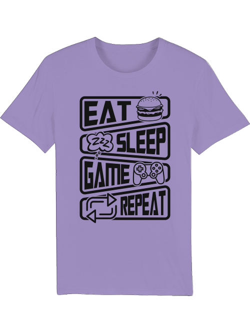 Eat Sleep Game Repeat - Creator T-Shirt SK