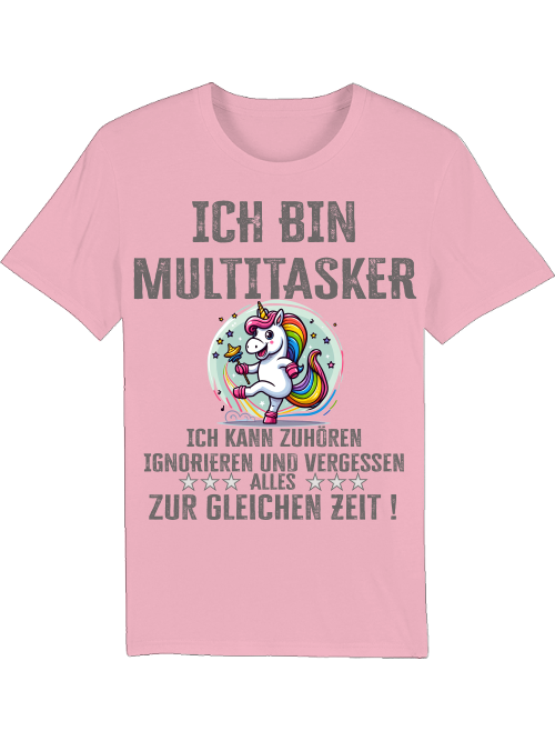 Creator T-Shirt I am a multitasker unicorn rattle dance