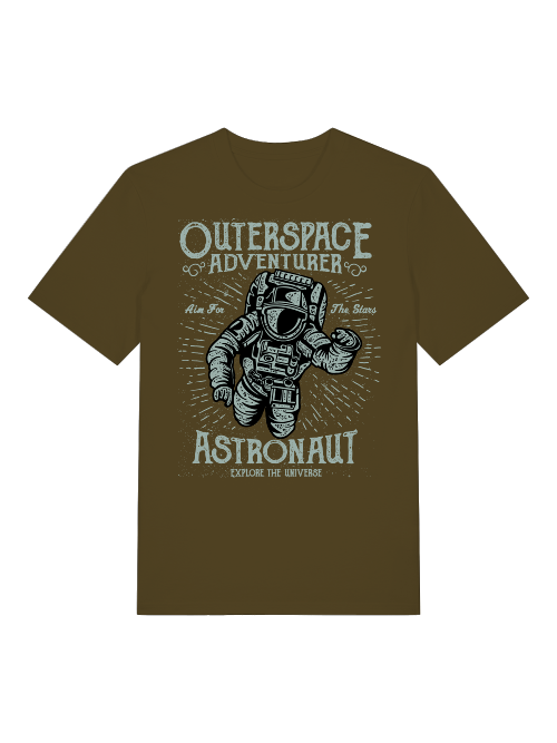 Aventurero espacial astronauta - Camiseta unisex de manga corta de algodón orgánico para adultos Creator T-Shirt 2.0 ST/ST SH