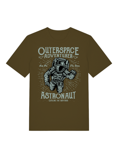 Aventurero espacial astronauta - Camiseta unisex de manga corta de algodón orgánico para adultos Creator T-Shirt 2.0 ST/ST SH