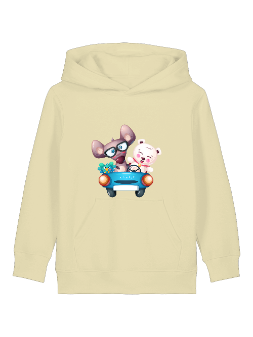 Cartoon Trio Vogel Maus Bär - Mini Cruiser Hoodie 2.0 SK