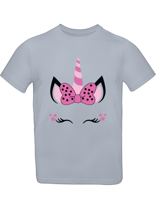 Einhorn Stars Unicorn Face T-Shirt Kids SK