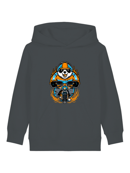 Cartoon Panda Biker - Mini Cruiser Hoodie 2.0