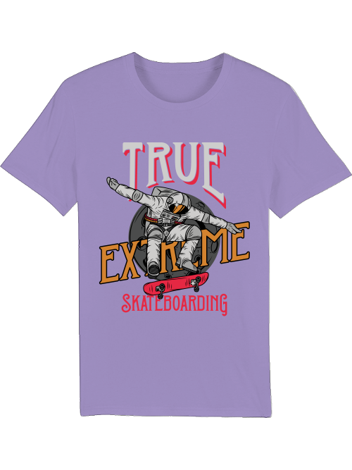 True Extreme Skateboarding Astronauta Creador Camiseta