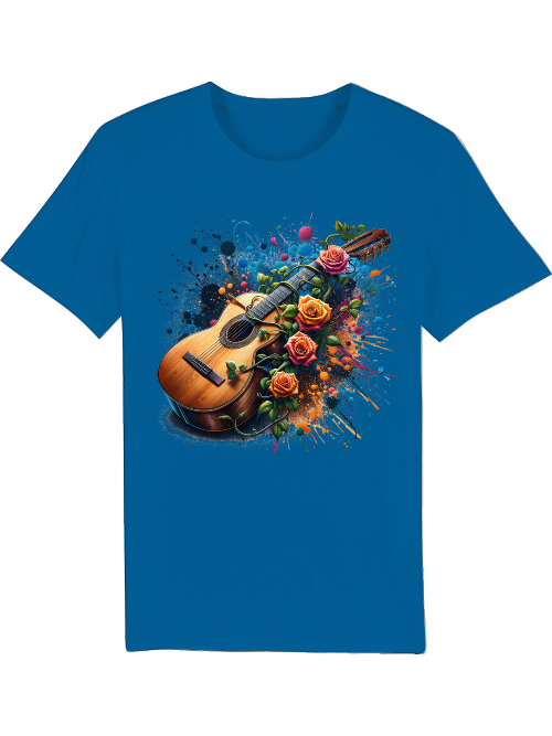 Gitarre Blumenmeer - Creator T-Shirt SK