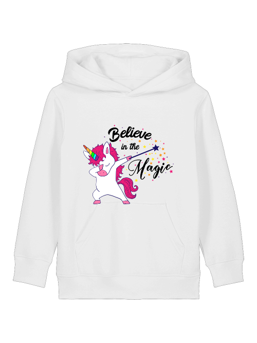 Einhorn Believe in the Magic - Mini Cruiser Hoodie 2.0 Kinder Kapuzenpullover SK