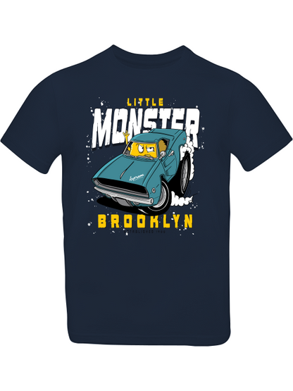 Camiseta infantil de Monstercar con diseño de pequeño monstruo de dibujos animados SK
