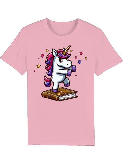 Camiseta Creadora Unicornio baila en libro