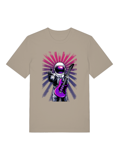 Astronaut Music Vibes - Camiseta unisex de manga corta de algodón orgánico para adultos Creator T-Shirt 2.0 ST/ST SH