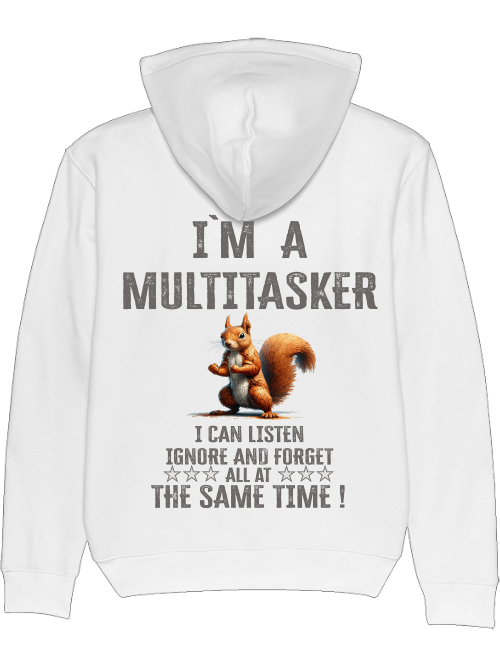 Cruiser Hoodie I`ma Multitasker Squirrel Puzzle