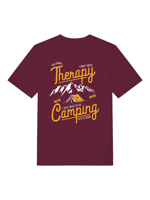 Terapia de acampada - Camiseta unisex de manga corta de algodón orgánico para adultos Creator T-Shirt 2.0 ST/ST SH