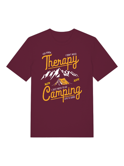 Terapia de acampada - Camiseta unisex de manga corta de algodón orgánico para adultos Creator T-Shirt 2.0 ST/ST SH