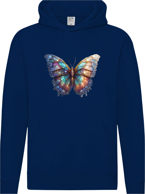 Premium Hooded Sweat Hoodie Partner Shirt Gallaxie Butterfly