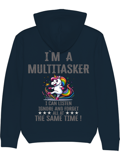 Cruiser Hoodie I`m a Multitasker Einhorn Rasseltanz Bunt