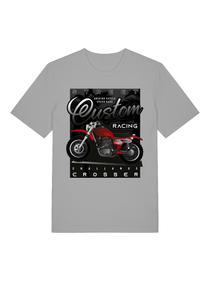 Street Racing Custom Crosser - Camiseta unisex de manga corta de algodón orgánico para adultos Creator T-Shirt 2.0 ST/ST SH
