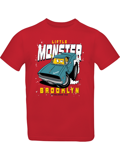 Camiseta infantil de Monstercar con diseño de pequeño monstruo de dibujos animados SK