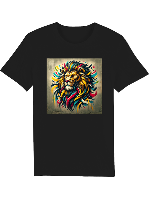 Creator T-Shirt Lion Art Style square two