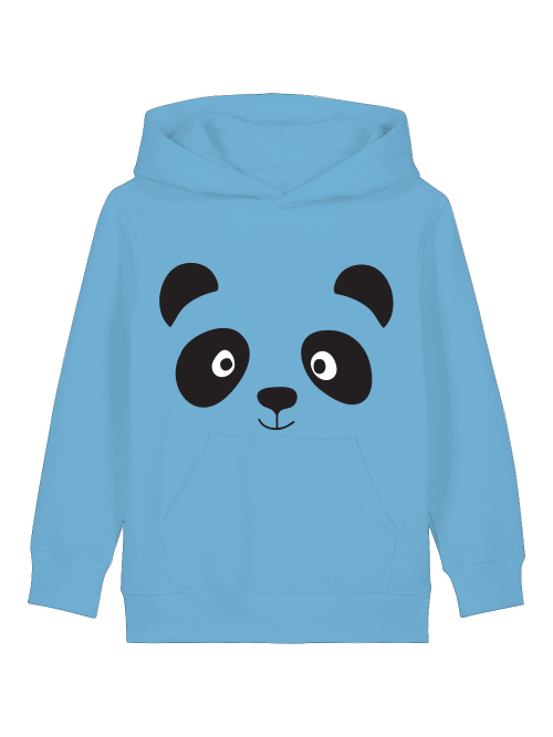 Cartoon Panda Gesicht - Mini Cruiser Hoodie 2.0 Kinder Kapuzenpullover SK