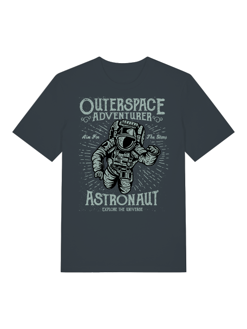 Aventurero espacial astronauta - Camiseta unisex de manga corta de algodón orgánico para adultos Creator T-Shirt 2.0 ST/ST SH