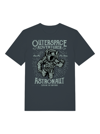 Aventurero espacial astronauta - Camiseta unisex de manga corta de algodón orgánico para adultos Creator T-Shirt 2.0 ST/ST SH