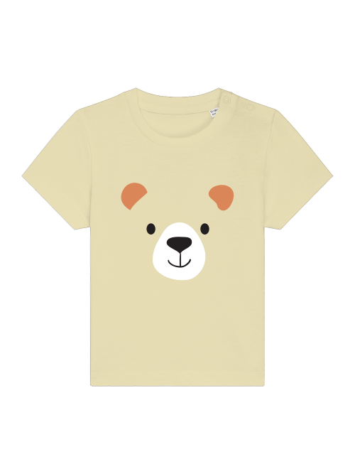 Cara de oso de dibujos animados - Camiseta Baby Creator