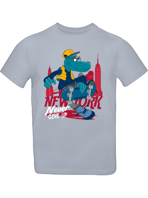 Cartoon Never give up Croco T-Shirt Kids SK