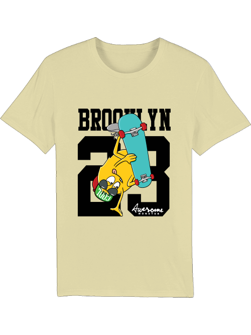 Brooklyn 23 Awesome Monster Skater Creator T-Shirt SK