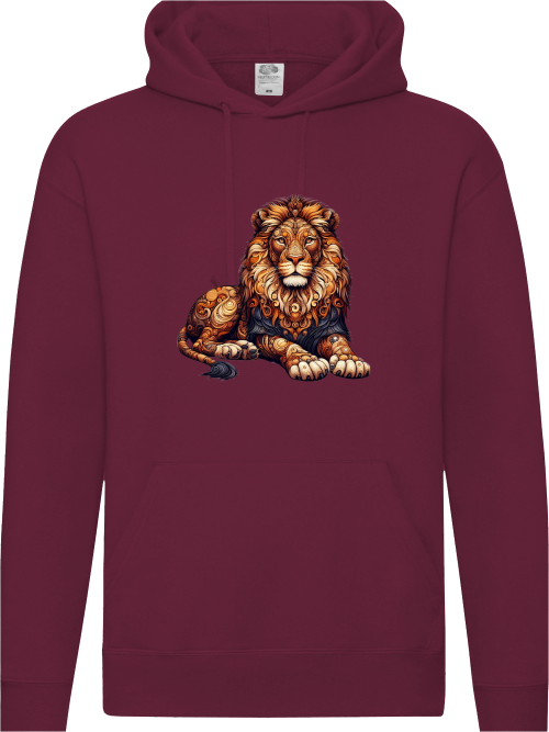 Premium Hoodie Mandala Lion