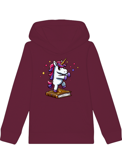 Einhorn tanzt auf Buch - Mini Cruiser Hoodie SK