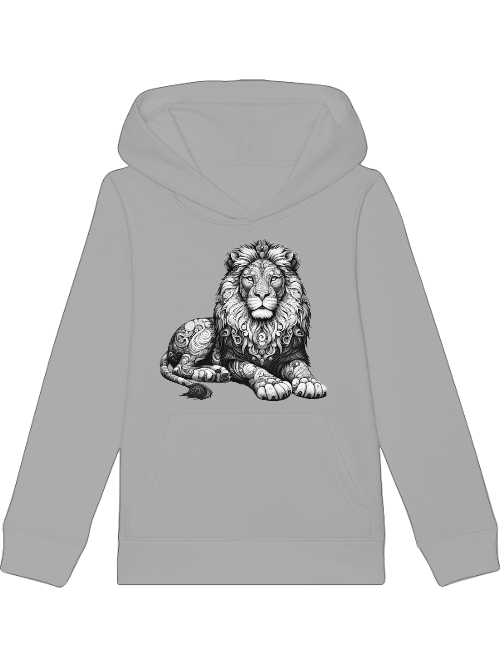 Mini Cruiser Mandala Lion in gray