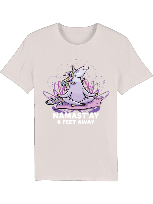 Yoga Einhorn NAMAST`AY 6 Feet away Creator T-Shirt SK