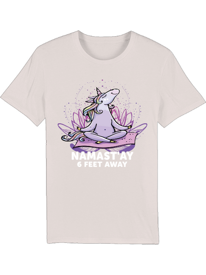 Yoga Einhorn NAMAST`AY 6 Feet away Creator T-Shirt SK