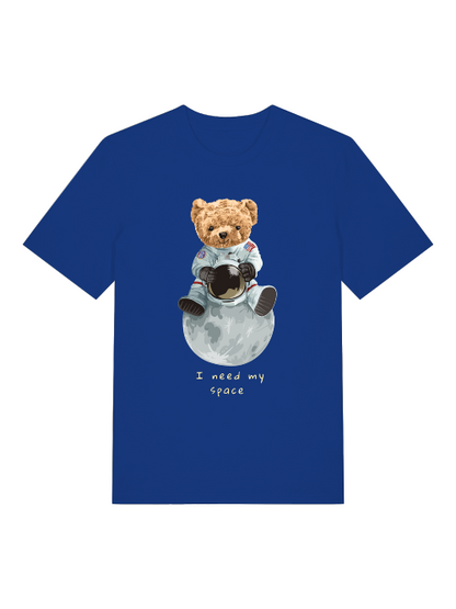 El osito de peluche astronauta necesita mi espacio - Camiseta unisex de manga corta de algodón orgánico para adultos Creator T-Shirt 2.0 ST/ST SH