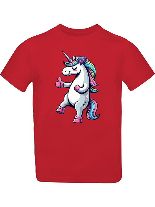 Einhorn mit Daumen hoch T-Shirt Kids SK