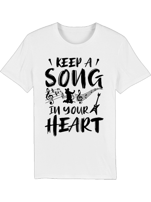 Keep a Song in your Heart black - Creator T-Shirt SK