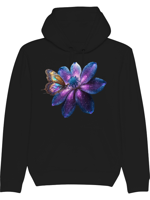 Cruiser Hoodie Partner Shirt Gallaxie Flower with Butterfly Front