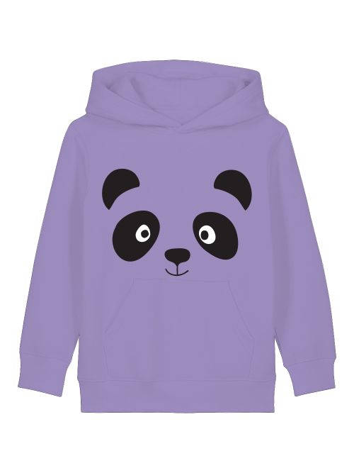 Cartoon Panda Gesicht - Mini Cruiser Hoodie 2.0 Kinder Kapuzenpullover SK