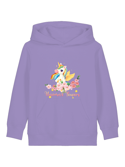 Cartoon Einhorn Power - Mini Cruiser Hoodie 2.0 Kinder Kapuzenpullover SK