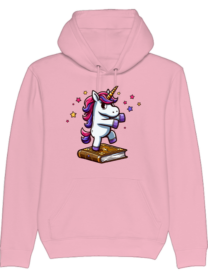 Sudadera con capucha Cruiser Unicornio bailando en el libro