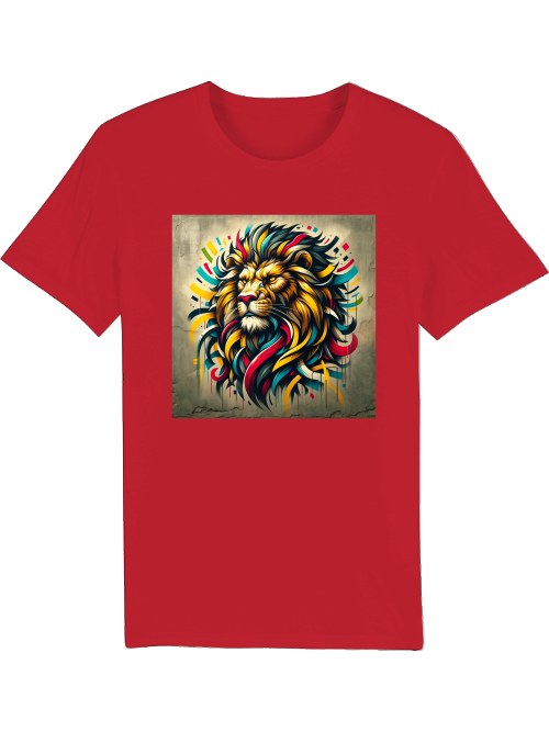 Creator T-Shirt Lion Art Style square two