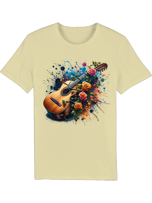 Gitarre Blumenmeer - Creator T-Shirt SK