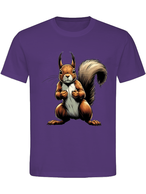 Heavy Cotton T-Shirt Partner Shirt Squirrel